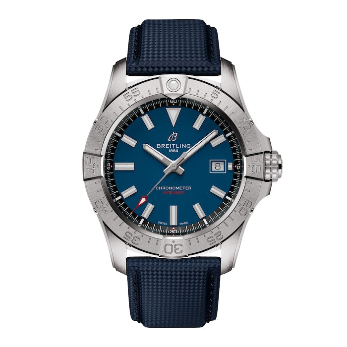 Avenger Automatic 42mm Mens Watch Blue Leather