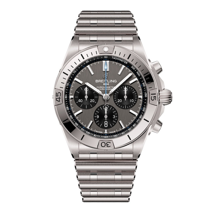 Chronomat B01 42mm Mens Watch Grey Titanium