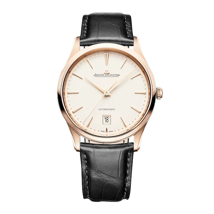 Master Ultra Thin Date 39mm Mens Watch Cream