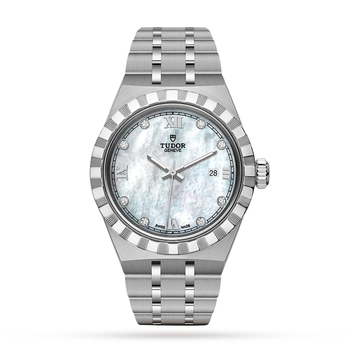 Royal Date 28mm, Steel Case, White Dial