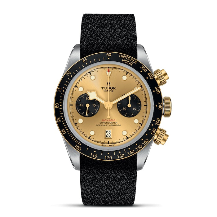 Black Bay Chrono S&G 41mm Steel Case Black Fabric Strap