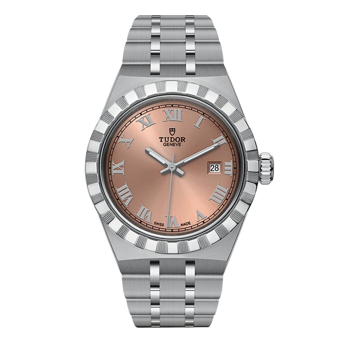 Royal 28mm Steel Case Salmon Dial