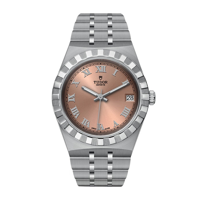 Royal 34mm Steel Case Salmon Dial