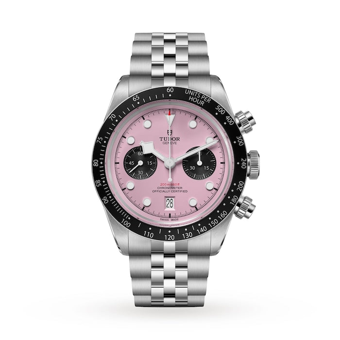 Black Bay Chrono 41mm Steel Case Pink Dial