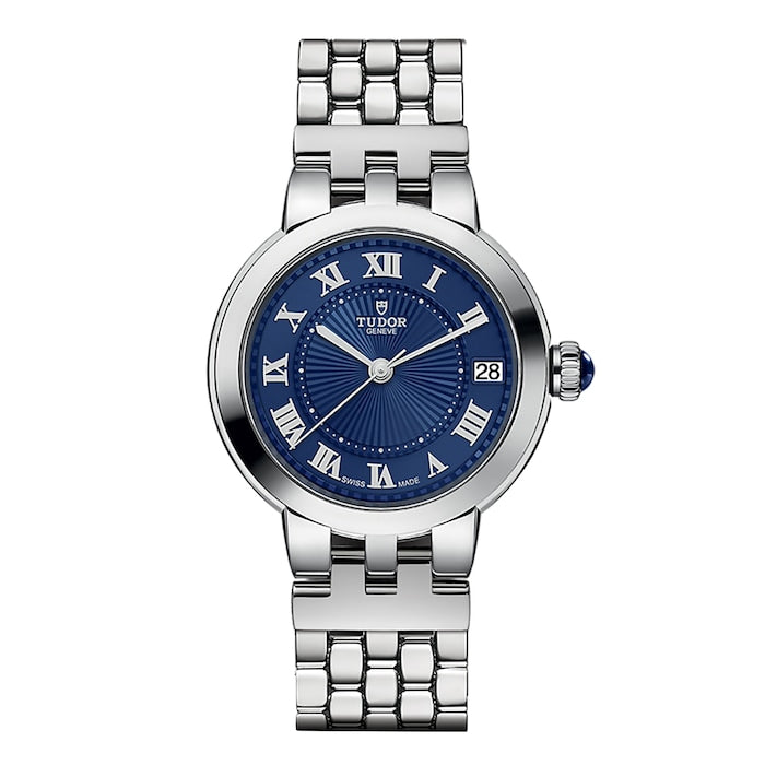Clair de Rose 34mm steel case blue dial