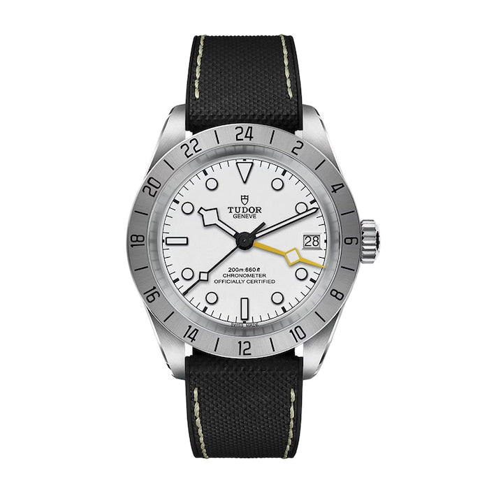 Black Bay Pro 39mm Steel Case Hybrid Rubber And Leather Strap