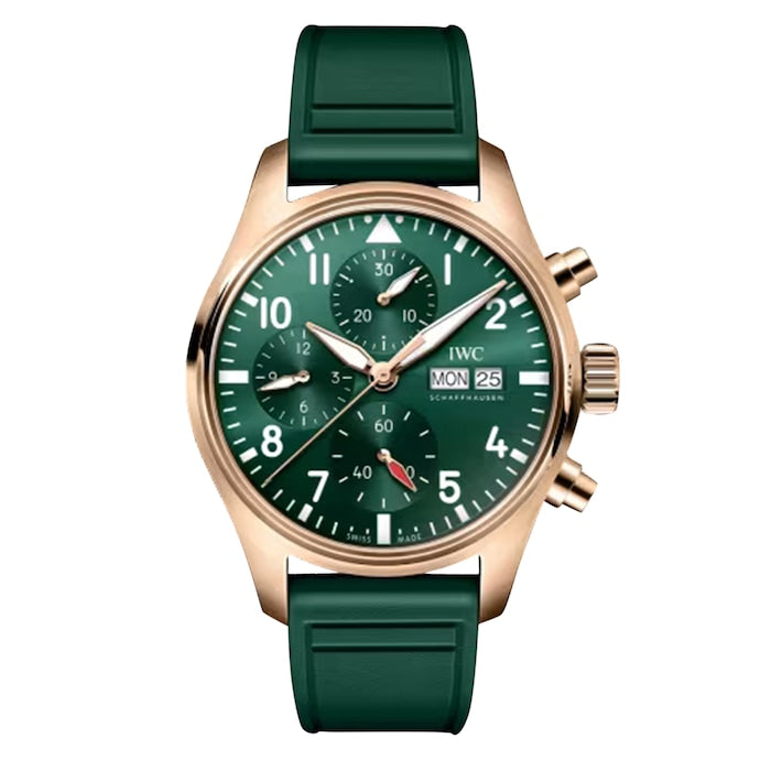 Pilot Chronograph 41mm Mens Watch Green