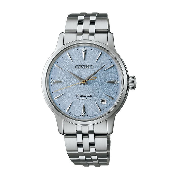 Presage 'Frozen Skydiving' Diamond Cocktail Time 34mm Ladies Watch