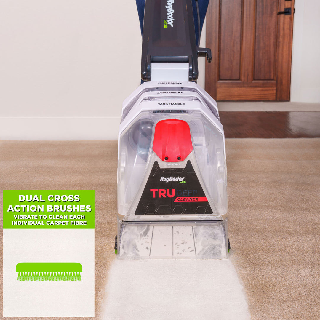 Rug Doctor TruDeep Pet Carpet Cleaner with 2 x 1 Litre Detergent