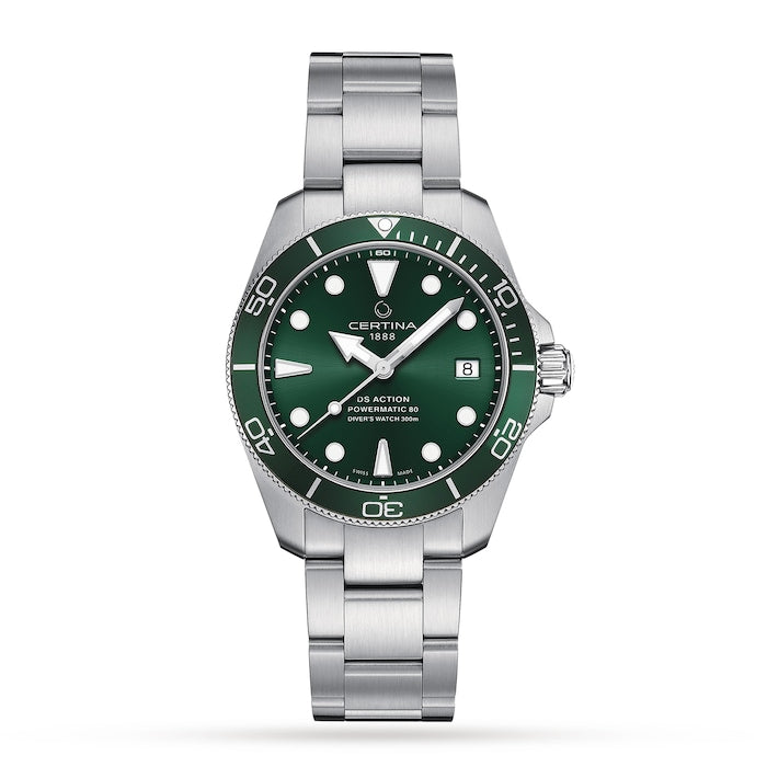 Aqua DS Action Diver Green Dial 38mm Mens Watch