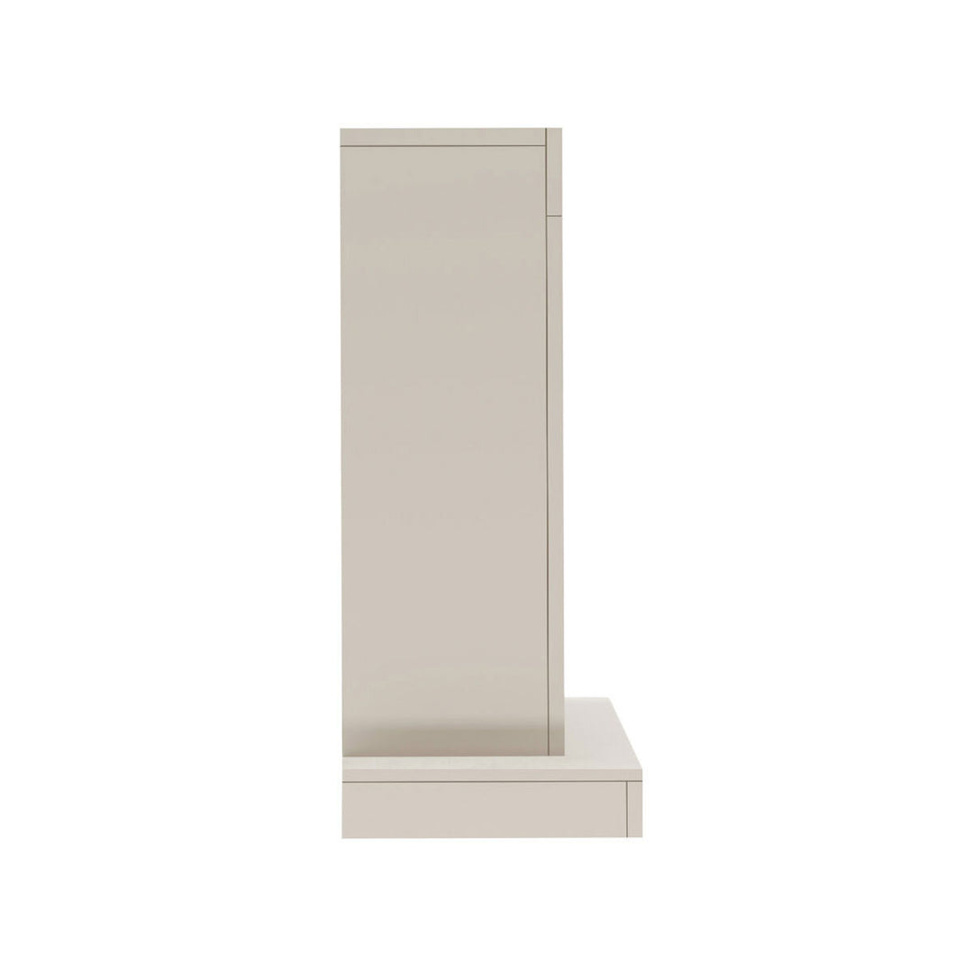 Flare Elyce Grande Wall Mounted Electric Fireplace in Cream, 2kW