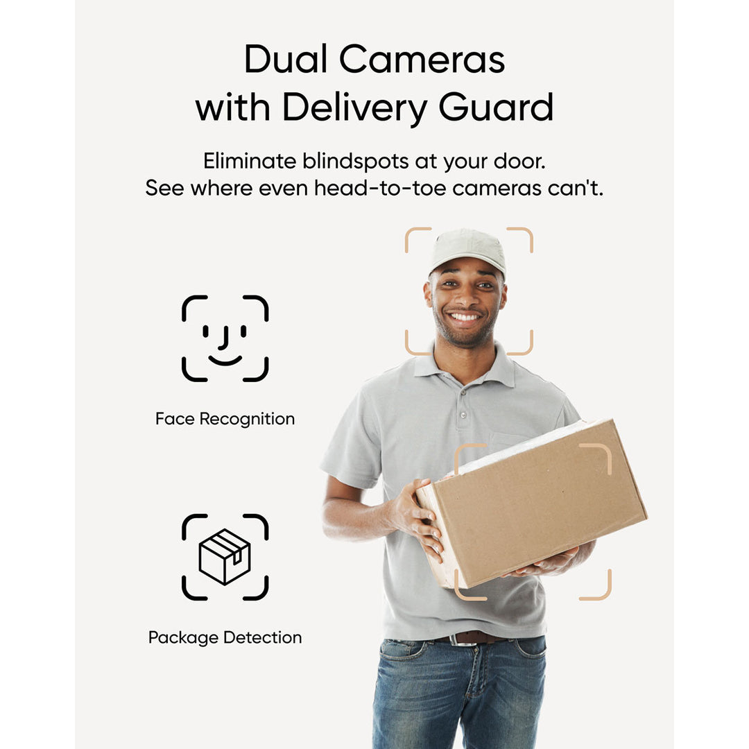 Eufy 2K Video Doorbell E340 8GB Local Storage with Chime