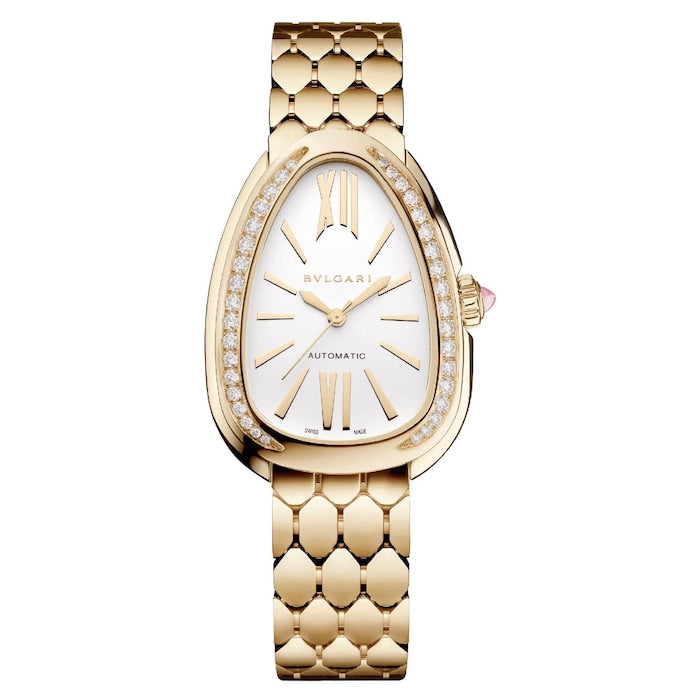 Serpenti Seduttori Automatic 34mm Ladies Watch 18ct Yellow Gold