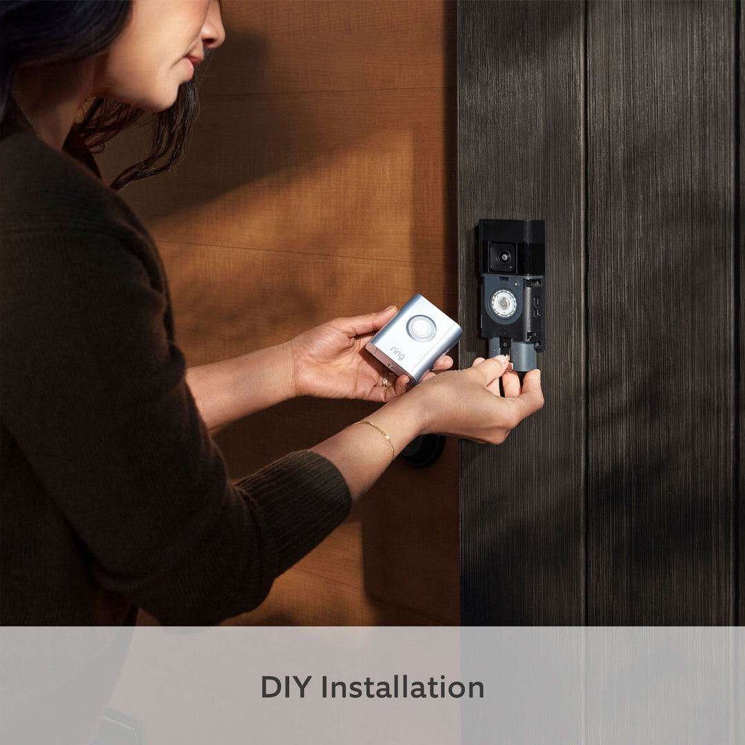 Ring Battery Video Doorbell Pro with Chime (2nd Gen) & 2x Quick Release Battery Packs