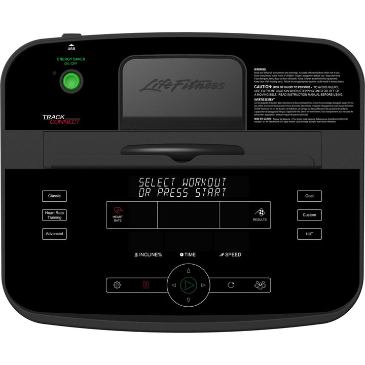 Life Fitness T5 Treadmill, Track Connect Console, Silver
