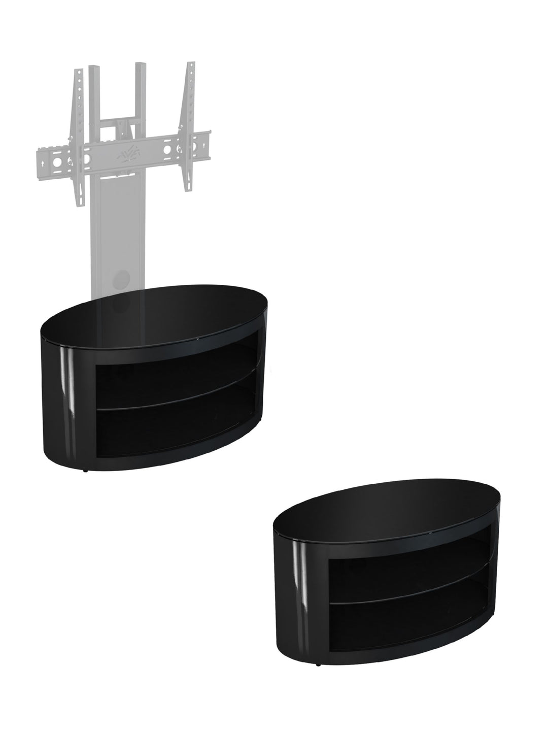 AVF Affinity Premium Buckingham 800 TV Stand For TVs Up To 40", Black