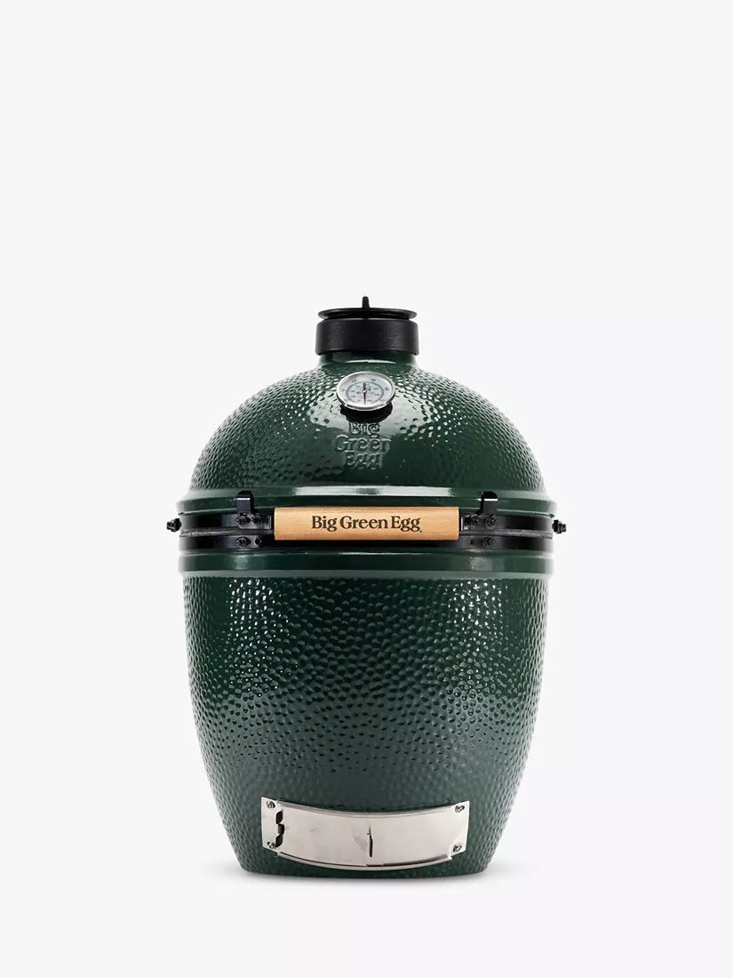 Big Green Egg Large BBQ & Acacia Wood Shelves Nest Bundle with ConvEGGtor