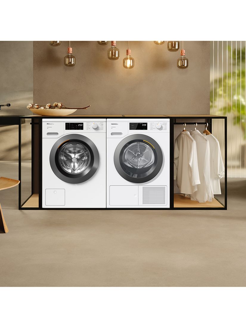 Miele WED025 WCS Freestanding Washing Machine, 8kg Load, 1400rpm Spin, White