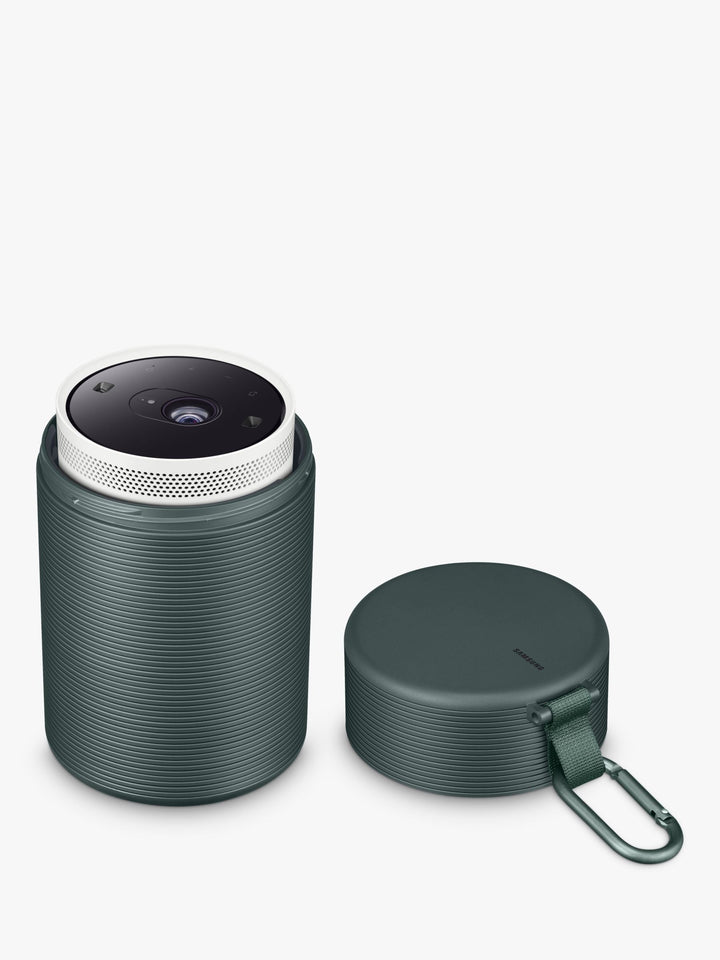 Samsung Freestyle Projector Case, Dark Green, Durable, Weather-Resistant, Compact, IP55 Water/Dust Protection