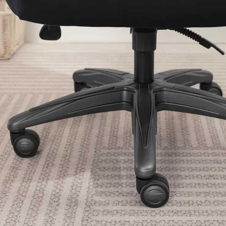 La-Z-Boy Air Lumbar Manager's Office Chair with Flip Up Arms, Black