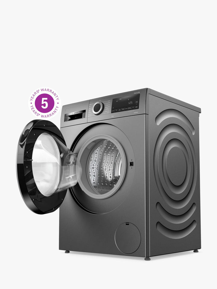 Bosch Series 6 WGG2449RGB Freestanding Washing Machine, 9kg Load, 1400rpm Spin, Graphite