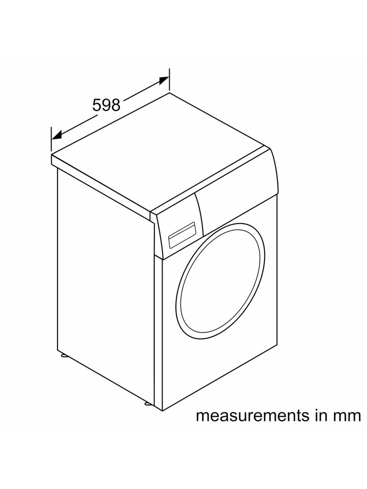 Bosch Series 6 WGG2449RGB Freestanding Washing Machine, 9kg Load, 1400rpm Spin, Graphite