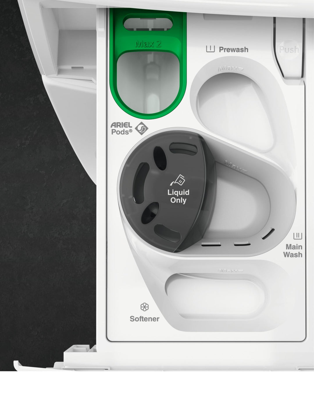 AEG 7000 LFR74164UC Freestanding Washing Machine, 10kg Load, 1600rpm Spin, White