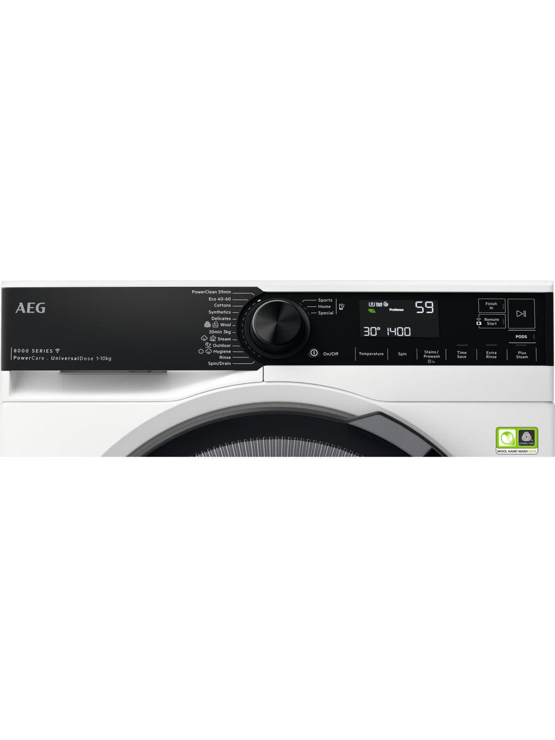 Copy of AEG 8000 LFR84146UC FreeAEG 8000 LFR84146UC Freestanding Washing Machine, 10kg Load, 1400rpm Spin, Whitestanding Washing Machine, 10kg Load, 1400rpm Spin, White