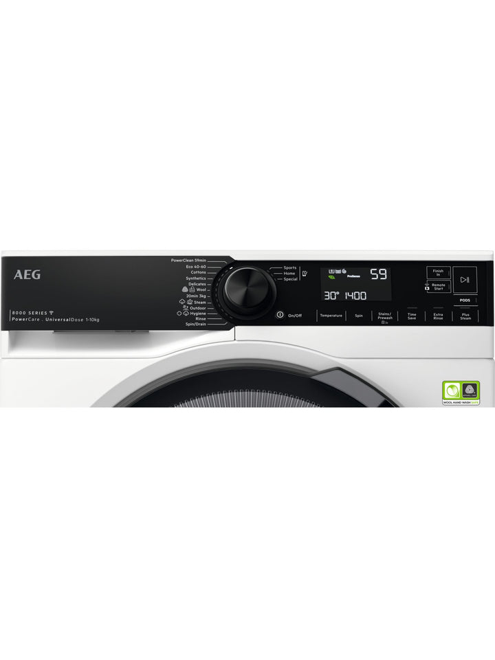 Copy of AEG 8000 LFR84146UC FreeAEG 8000 LFR84146UC Freestanding Washing Machine, 10kg Load, 1400rpm Spin, Whitestanding Washing Machine, 10kg Load, 1400rpm Spin, White