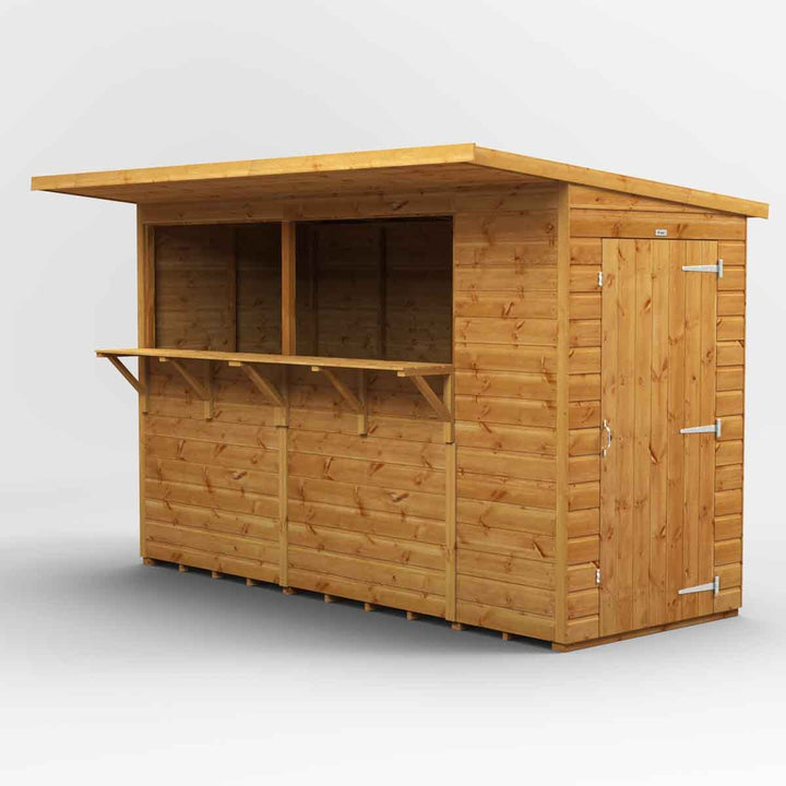 Power 10' x 4' Pub Shed Garden Bar