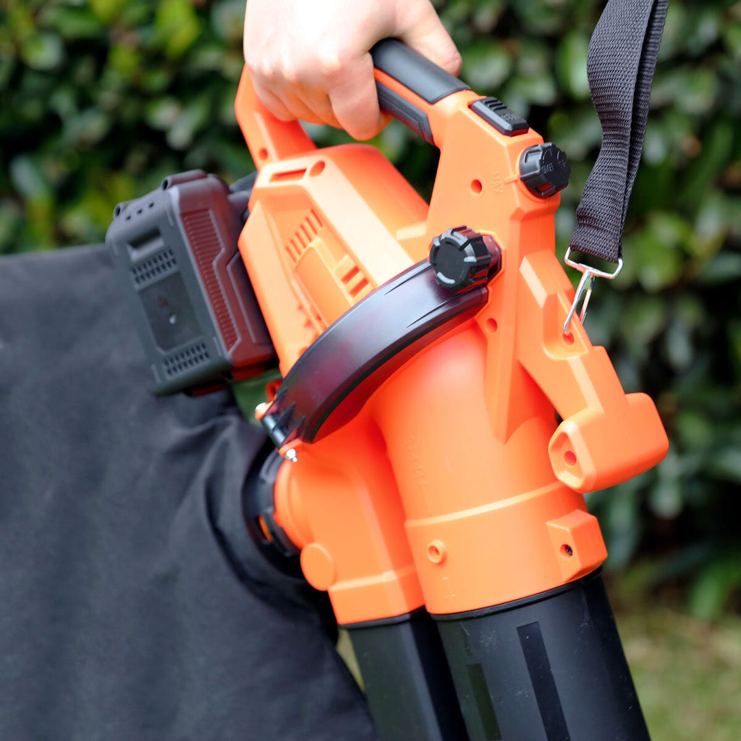 Yard Force 40V Blower Vaccum + 2 x 20V (4Ah) Battery & Twin Charger Bundle