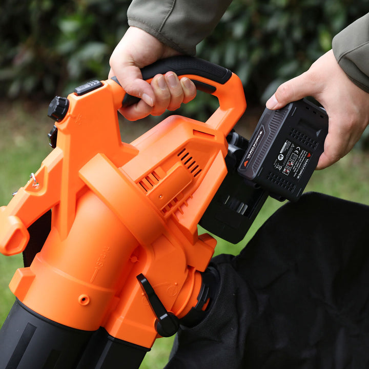 Yard Force 40V Blower Vaccum + 2 x 20V (4Ah) Battery & Twin Charger Bundle