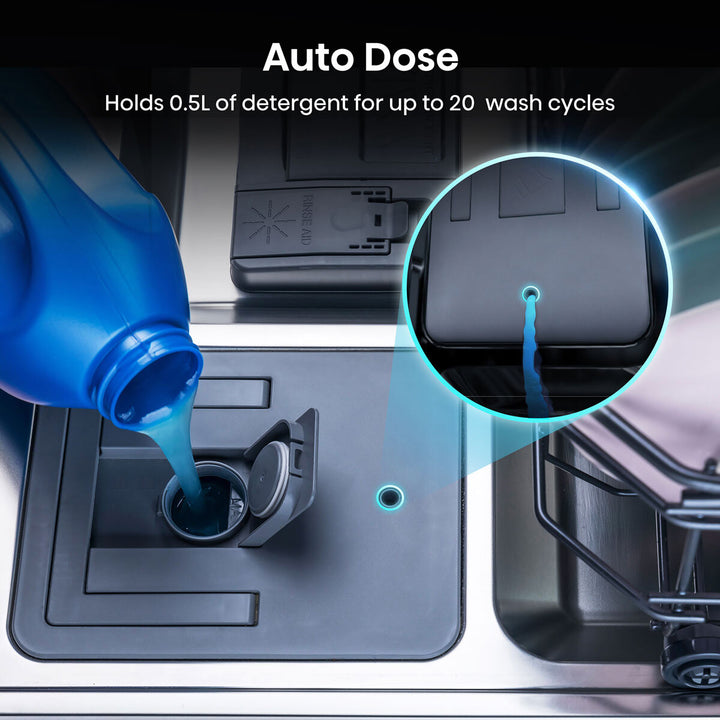 Hisense HS693C60XADUK Freestanding Dishwasher, C Rated in Stainless Steel