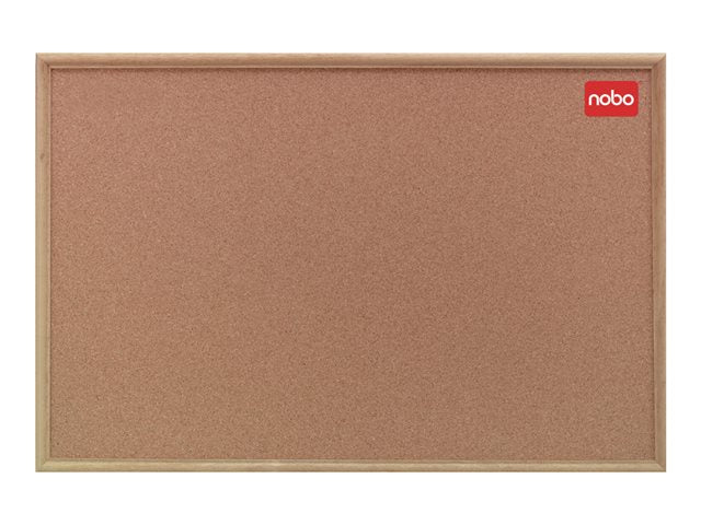 TieDex UK Nobo Elipse Classic - bulletin board - 900 x 600 mm - brown