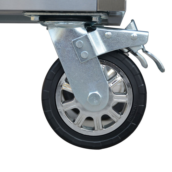 Hilka 48" 4 Drawer Stainless Steel Tool Cabinet