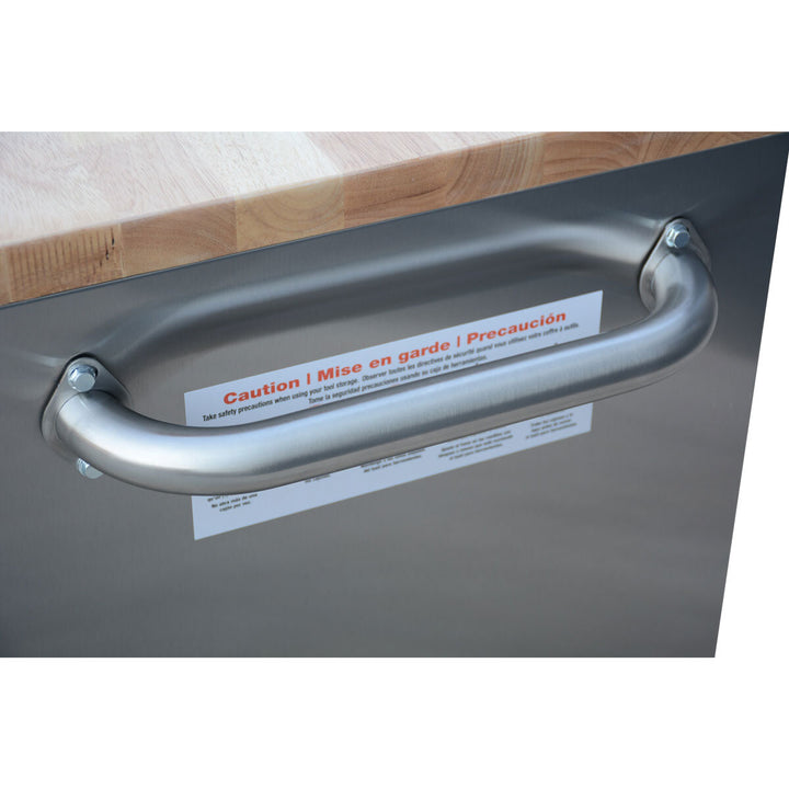 Hilka 48" 4 Drawer Stainless Steel Tool Cabinet