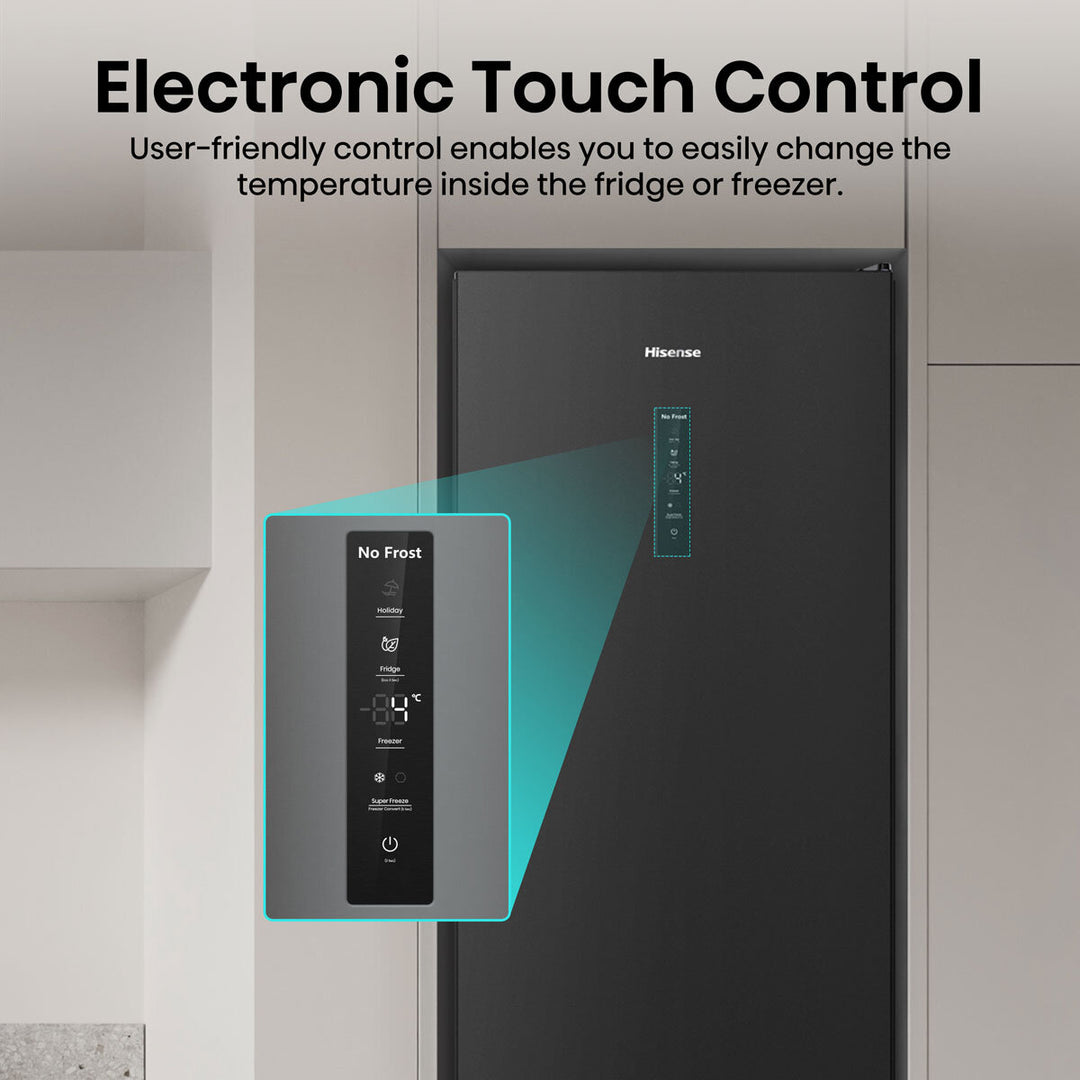 Hisense RM469N4AFDUK Fridge Freezer, D Rated in Black