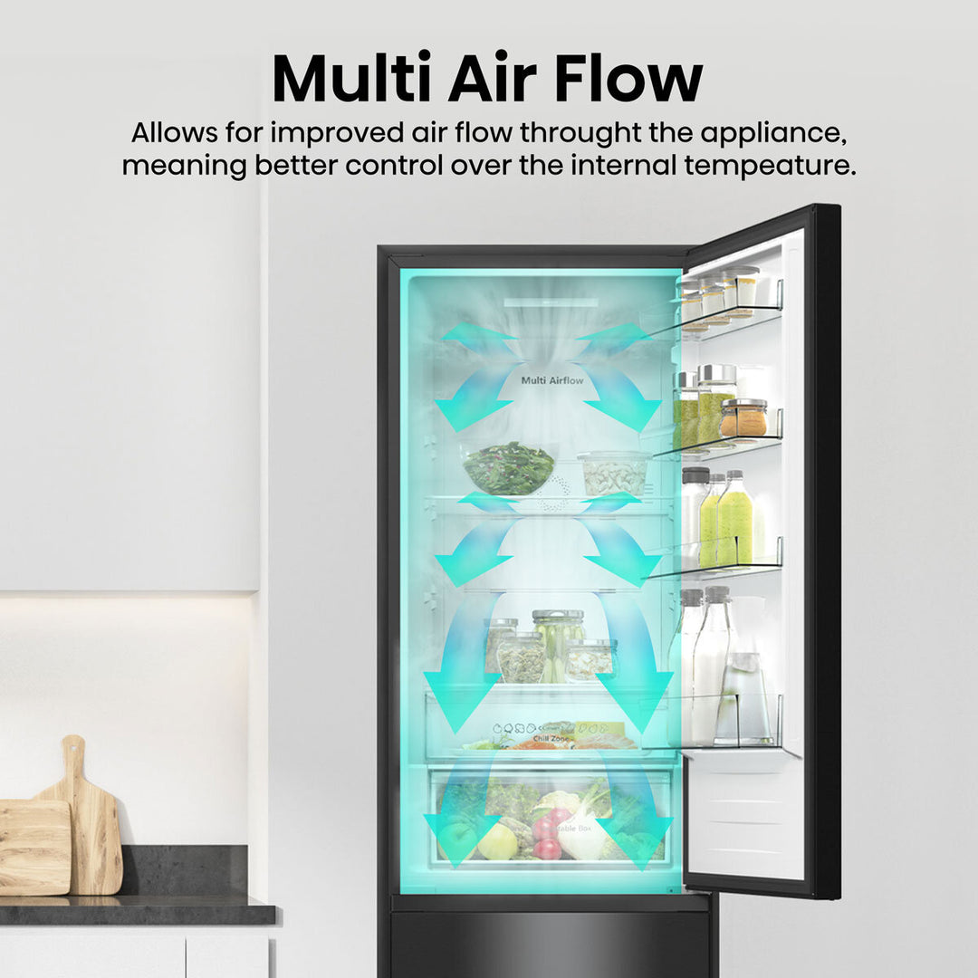 Hisense RM469N4AFDUK Fridge Freezer, D Rated in Black