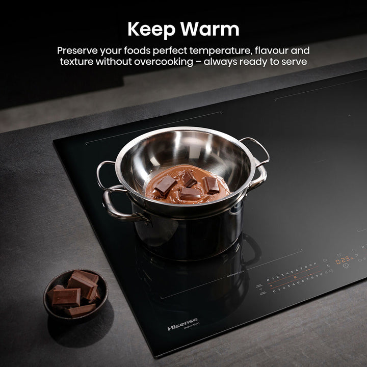Hisense Hi6 HI6442BSCWF 60cm Induction Hob with Area Flex, in Black