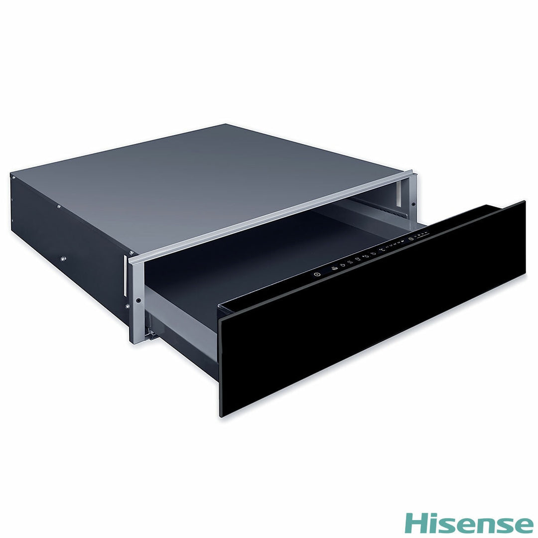 Hisense WDH14BG Built-In Warming Drawer with Touch Control, in Jet Black
