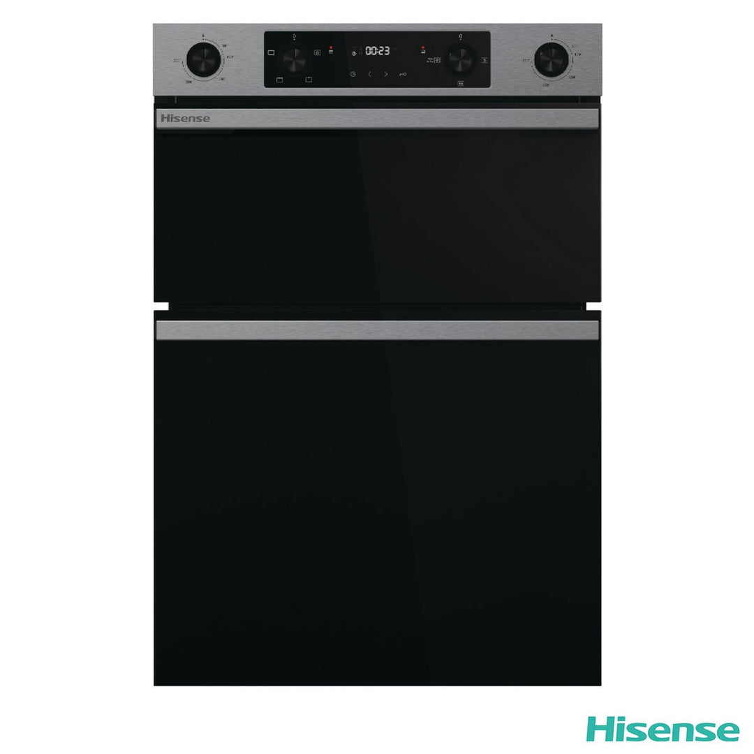 Hisense Hi6 BID914221CX Electric Built-In Double Oven, A Rated in Stainless Steel