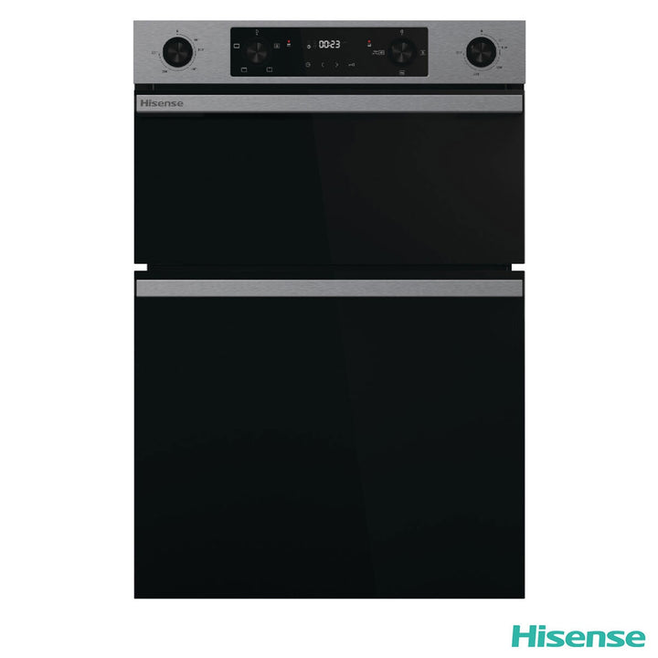 Hisense Hi6 BID914221CX Electric Built-In Double Oven, A Rated in Stainless Steel