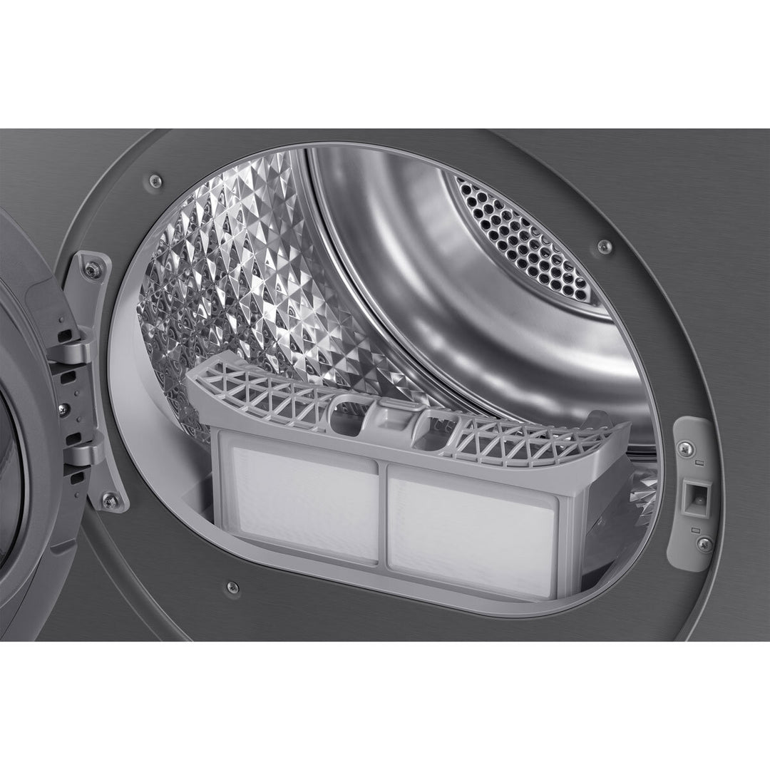 Samsung DV90F09F4SU1 9kg Heat Pump Dryer, A+++ Rated in Dark Steel
