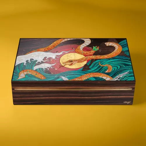 TieDex UK Davidoff Year of the Snake Masterpiece Humidor 2025 - 88 Gran Toro Cigars - LIMITED EDITION