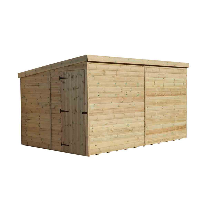 Empire 2000 Pent 14x7ft Wooden Garden Shed Door Le Side Panel