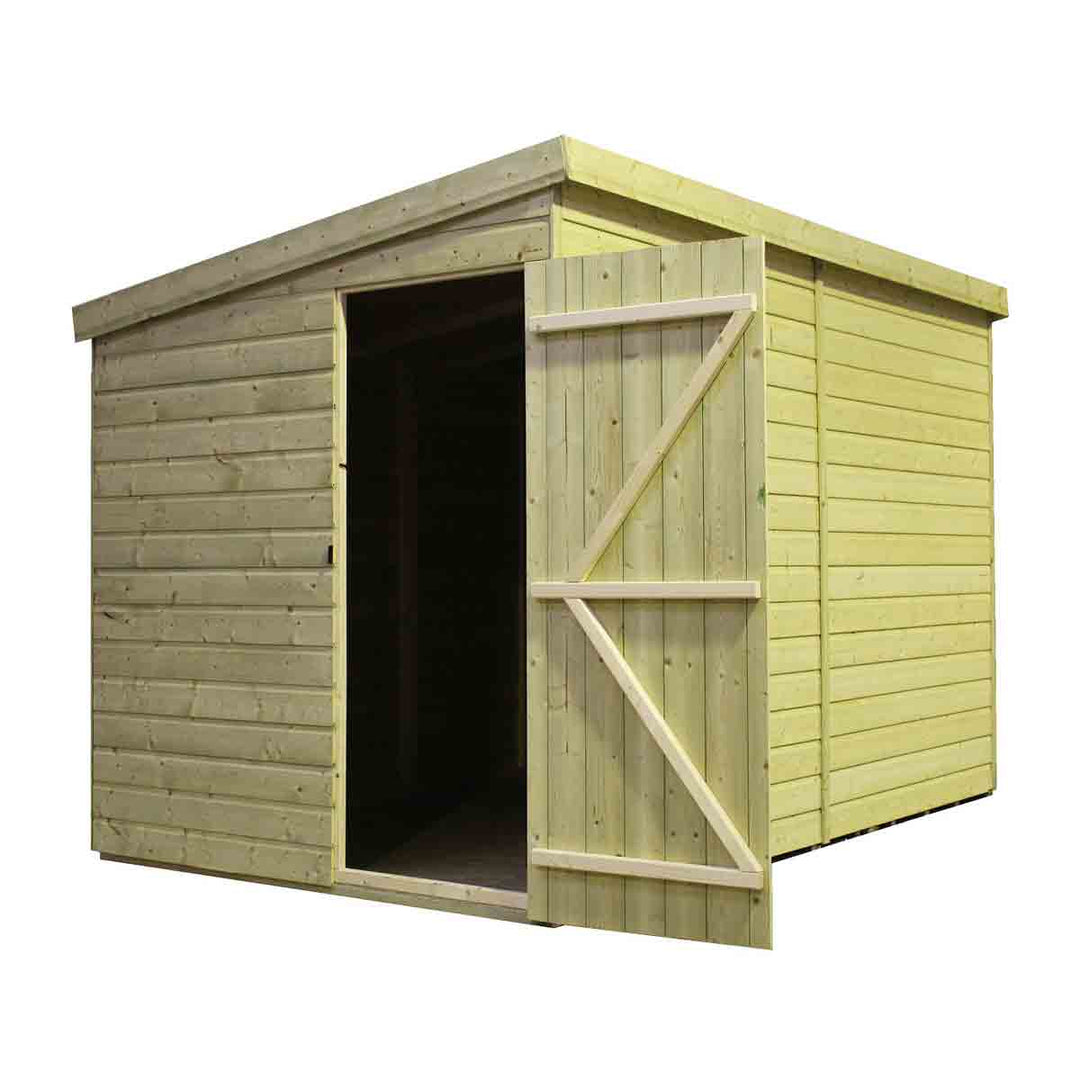 Empire 3000 Pent 12x5ft Wooden Garden Shed Door Right Side Panel