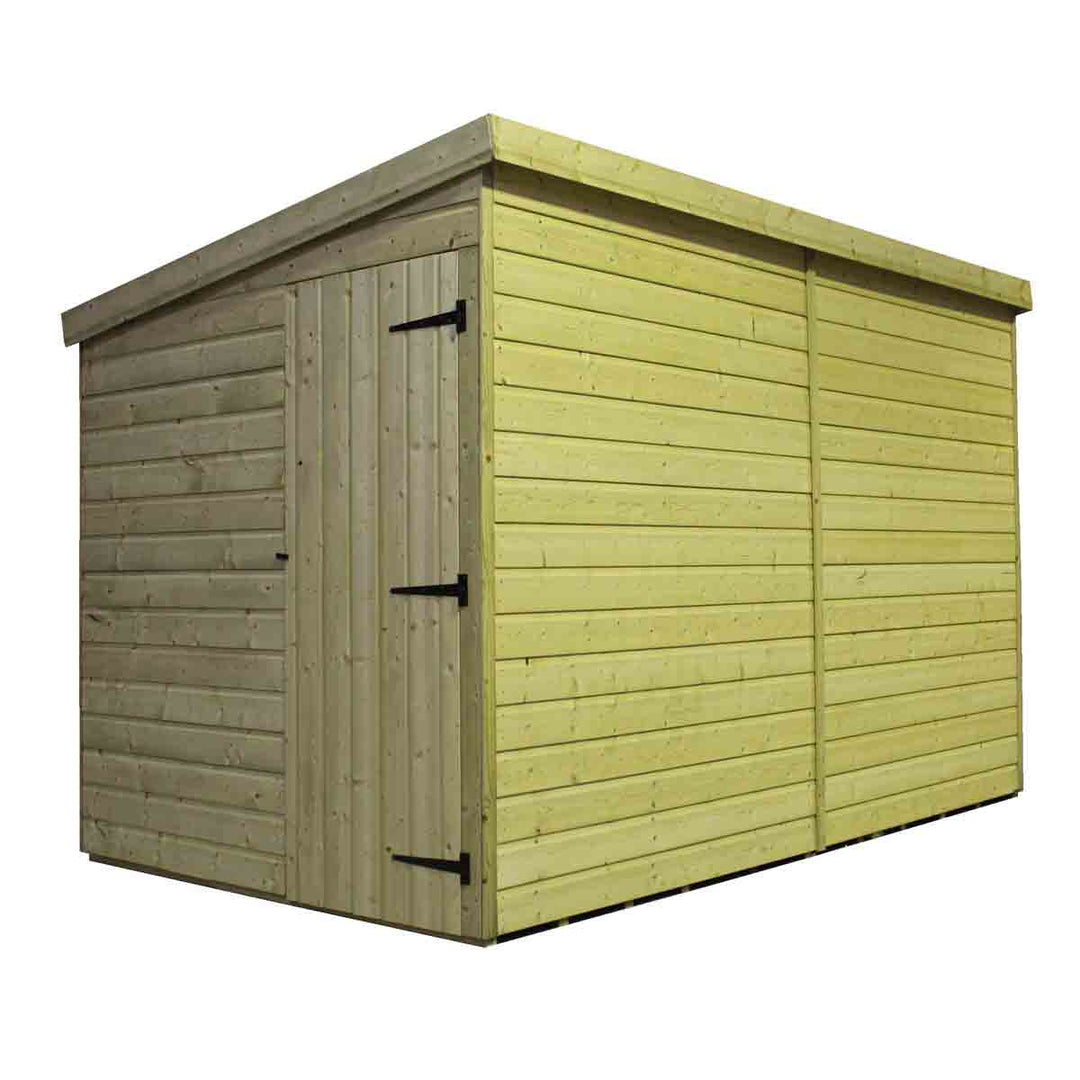 Empire 3000 Pent 12x5ft Wooden Garden Shed Door Right Side Panel