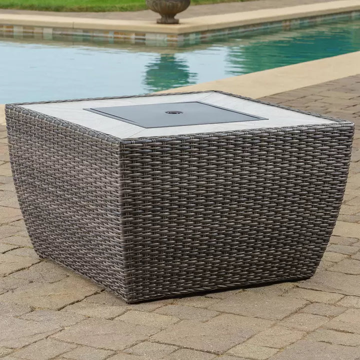 SunVilla Pelington 5 Piece Fire Deep Seating Set