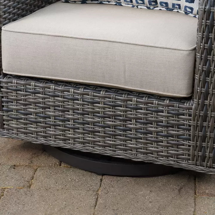 SunVilla Pelington 5 Piece Fire Deep Seating Set