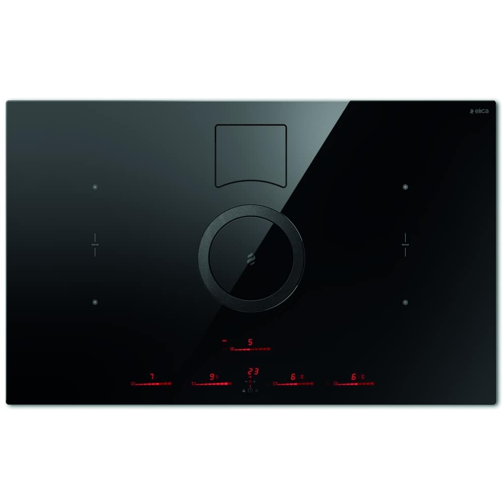 Elica NIKOLATESLA SWITCH RC 83cm Nikolatesla Switch Recirculation Venting Induction Hob – BLACK